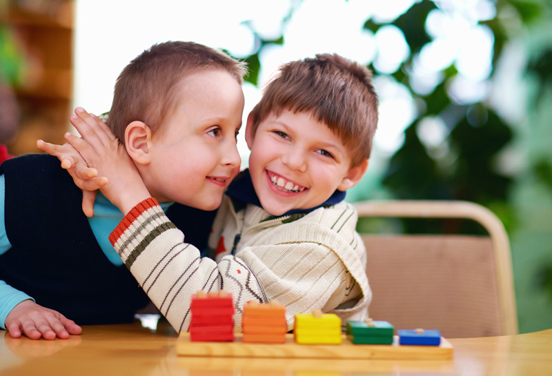 Happy Kids In Preschool — Disability Services In Townsville, QLD