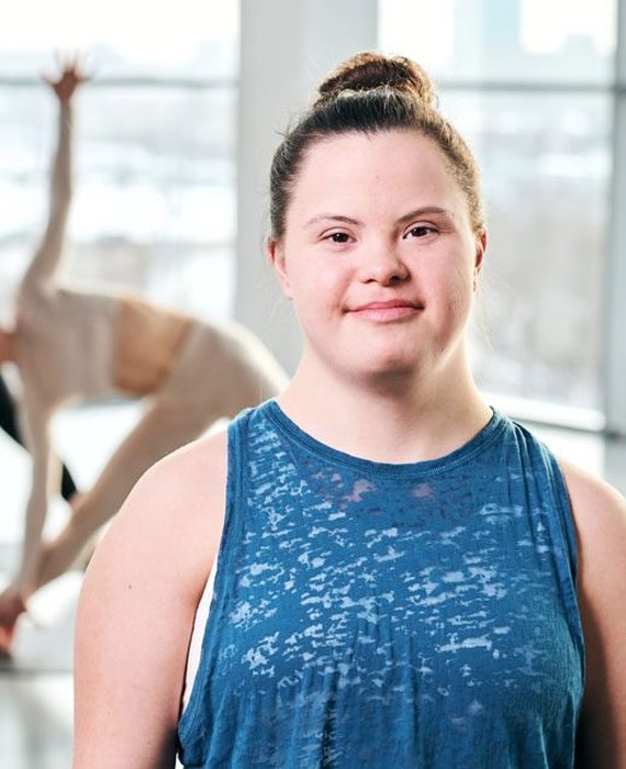 Beautiful Young Woman In The Gym — Disability Services & Support in Ipswich, QLD