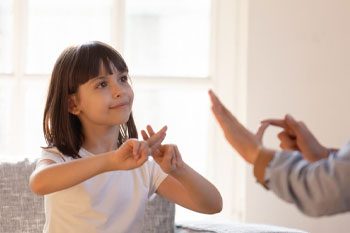 Communicating With A Deaf Girl