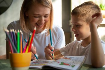 Educating Child with Autism — Point Care Pty Ltd in Gladstone, QLD